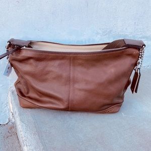Coach Brown Leather Crossbody Bag
